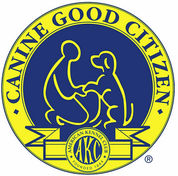 Image of AKC's Canine Good Citizen (R) Program logo and link to AKC's CGC web page